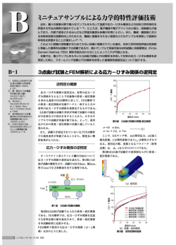 ミニチュアサンプルによる力学的特性評価技術