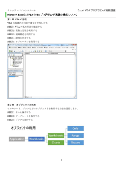 Excel VBA プログラミング実践講座 Microsoft Excel（エクセル）