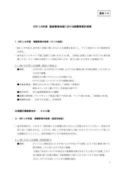 遺産隣接地域における捕獲事業計画 案