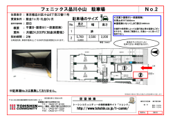 フェニックス品川小山 駐車場 No.2 ① ③ ②