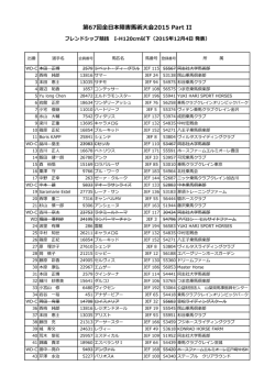フレンドシップ競技