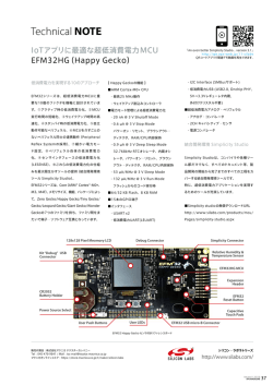 EFM32HG（Happy Gecko）