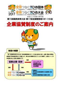 協賛企業・団体 - 愛媛国体2017