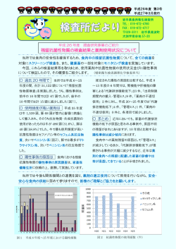 残留抗菌性物質の検査結果と薬剤使用状況について