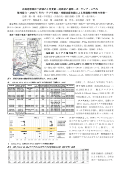 北海道厚真川下流域の上部更新～完新統の層序