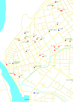 金石の寺院群の地図の印刷用PDFファイル
