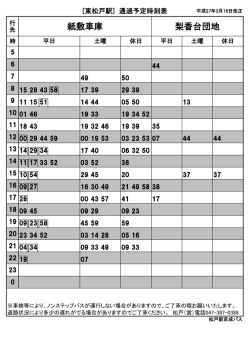 紙敷車庫 梨香台団地