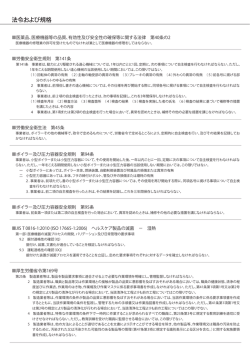 法令および規格「厚生労働省例第169号」参照