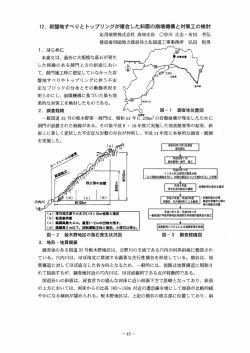 応用地質株式会社 高知支店 〇谷川 正志 ・ 有田 芳弘 建設省四国地方