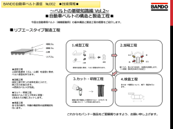 ～ベルトの基礎知識編 Vol.2~ 自動車ベルトの構造と製造工程