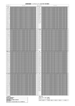 出場資格確認表 エンジョイリーグ 【2015年11月23日現在】