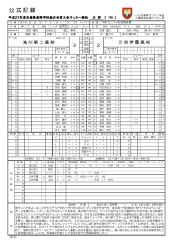 決 勝 - 兵庫県サッカー協会