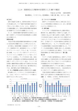 I.2.6 国産材および植林木を原料とした MDF の検討
