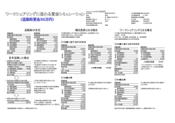 ワークシェアリングに係わる賃金シミュレーション（退職時賃金30万円）