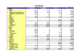 貸借対照表内訳表