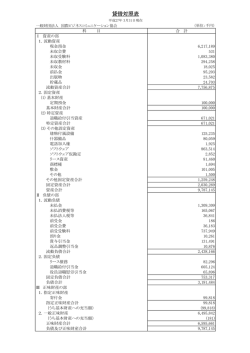 貸借対照表 - TOEIC