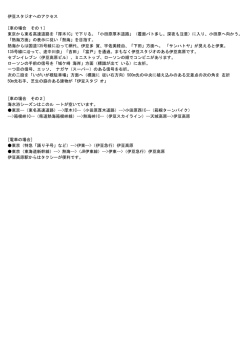 伊豆スタジオへのアクセス [車の場合 その1] 東京から東名高速道路を