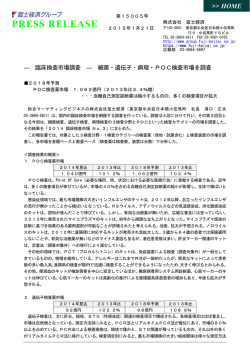 細菌・遺伝子・病理・POC検査市場を調査