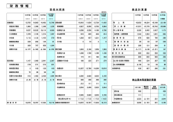 財 務 情 報