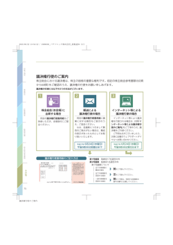 議決権行使のご案内 - Panasonic