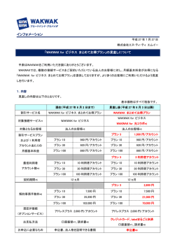 の見直しについて