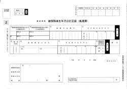 被保険者生年月日訂正届(A4, 218KB)