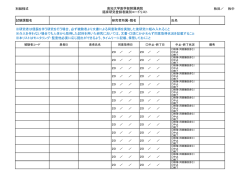 別紙様式 高知大学医学部附属病院 臨床研究登録者識別コードリスト 枚