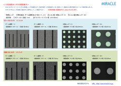 ＜15型液晶モニタでの画面表示＞ - MIRACLE/Top Page
