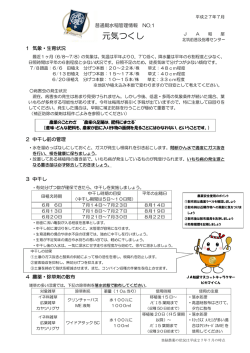H27元気つくし管理情報No.1