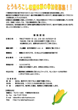 募 集 要 項