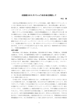 北陸最大のミズバショウ自生地を調査して