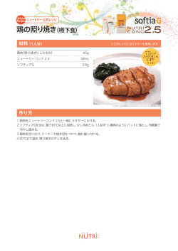 製品別レシピ集ソフティアG