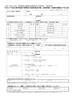 平成 27 年度兵庫県強度行動障害支援者養成研修（実践研修）受講者