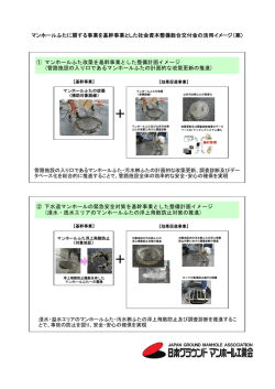 マンホールふたに関する事業を基幹事業とした社会資本整備総合交付金