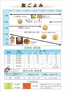 梨ごよみ - 阪神タイガース優勝まちがい梨