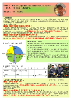 野本 貢さん（松山市）