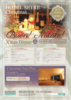 HOTEL SETRE Christmas