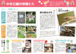 公園を利用する人、 支える人、 動植物や昆虫、 古墳や