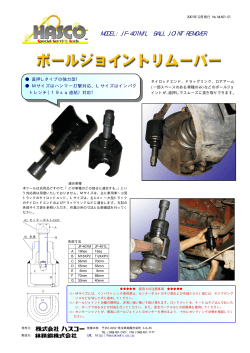 MODEL：JF-401M/L BALL JOINT REMOVER