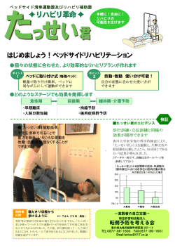 ベッドサイド滑車運動器「たっせい君」