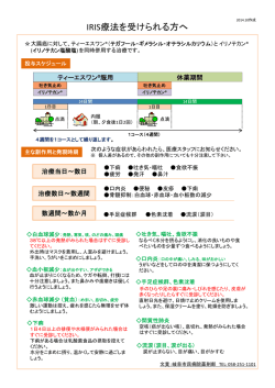 IRIS療法(4week）（2014.10作成）