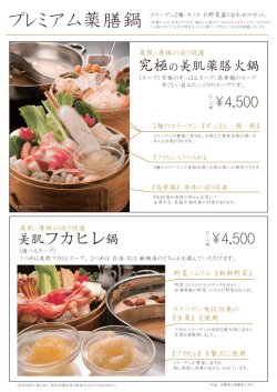 プレミアム薬膳鍋