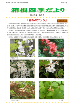 「箱根のツツジ」 - 一般財団法人 自然公園財団