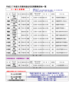 募集団地一覧について（PDF形式 124KB）