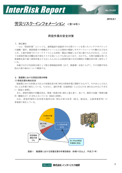 労災リスク・インフォメーション＜第18号＞荷役作業の安全対策