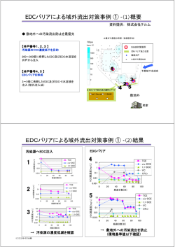 EDCバリアによる域外流出対策事例 ① -（1）概要 EDCバリアによる域外