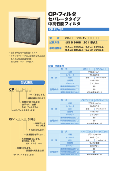 中高性能CPフィルタ