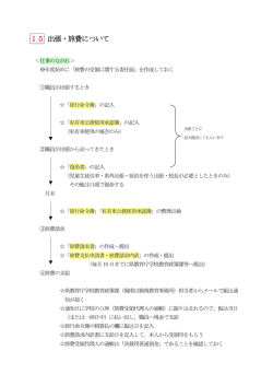 15 出張・旅費について - 福井県公立小中学校事務職員研究会