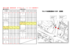 マルナカ高瀬店臨時バス停 位置図