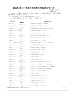 （平成27年10月30日公表分）（PDF形式：276KB）